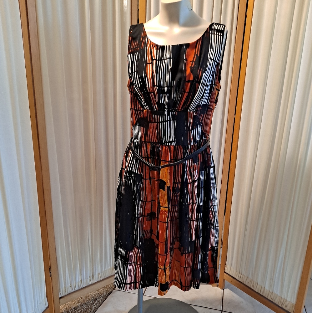 Donna Ricco New York Belted A Line Dress, 8